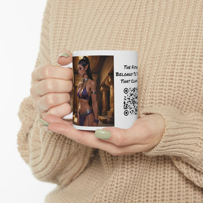 Keeper Of The Temple's Secrets | HD Graphic | Fantasy | Anime | Coffee | Tea | Hot Chocolate | 11oz | White Mug