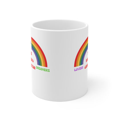 Rainbow Connection | Carpenters | Muppets | Pride | Statement Tee | Lovers Dreamers & Me | Music Lover's Gift | Coffee | Tea | Hot Chocolate | Ceramic Mug| 11oz