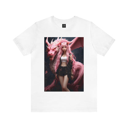 Dragon Lady | Fantasy | Anime | Gamer | HD Graphic | Unisex | Men's | Women's | Tee | T-Shirt