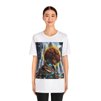 Afro-Future | HD Graphic | Sci-Fi | Black Character | Warrior | Unisex | Men's | Women's | Tee | T-Shirt