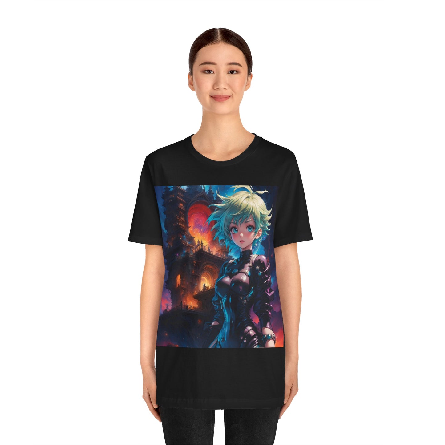 Portal Hottie | HD Graphic | Fantasy Girl | Gamer | Anime | Manga | Unisex | Men's | Women's | Tee | T-Shirt
