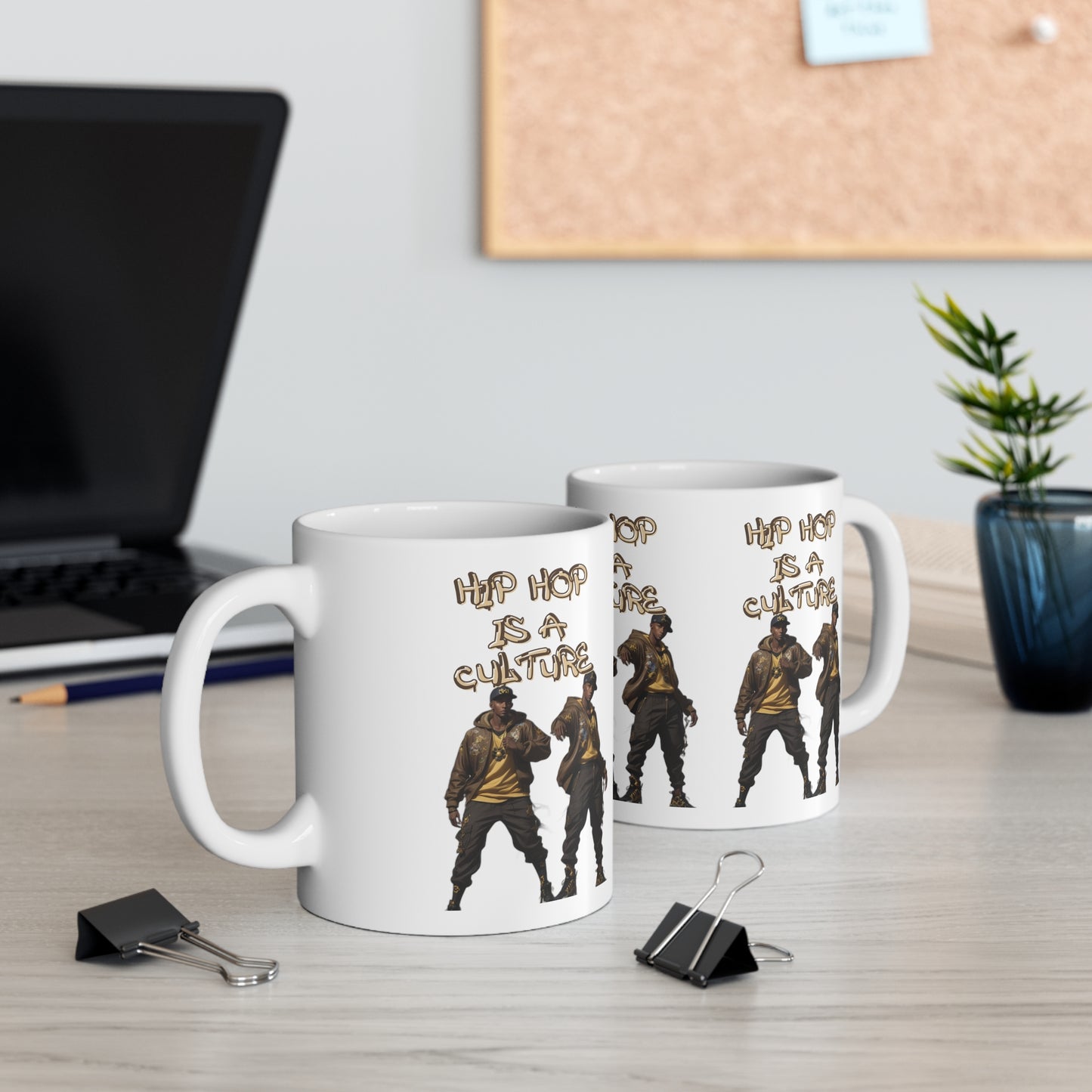Hip Hop Is A Culture | Rappers | Music Lover's Gift | Teevolution | Afrocentric | Coffee | Tea | Hot Chocolate | Ceramic Mug | 11oz