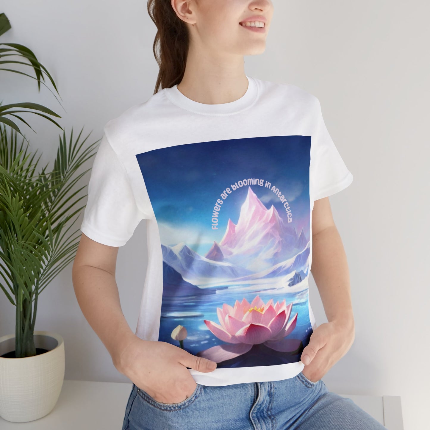 Flowers Are Blooming In Antarctica | IYKYK | Climate Change | Unisex | Men's | Women's | Tee | T-Shirt | FABIA | Quality tee print