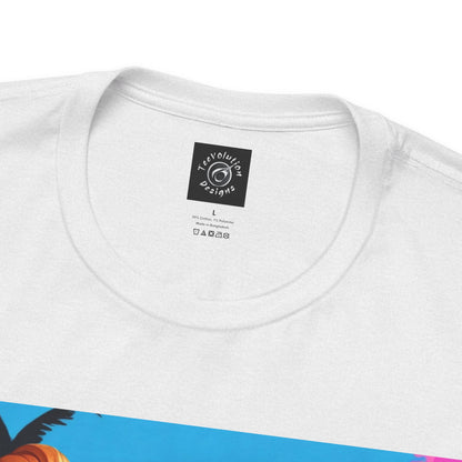 Summer Vibes |  Beach | Miami | Fun | Cute | Playful | HD Graphic | Unisex | Men's | Women's | Tee | T-Shirt