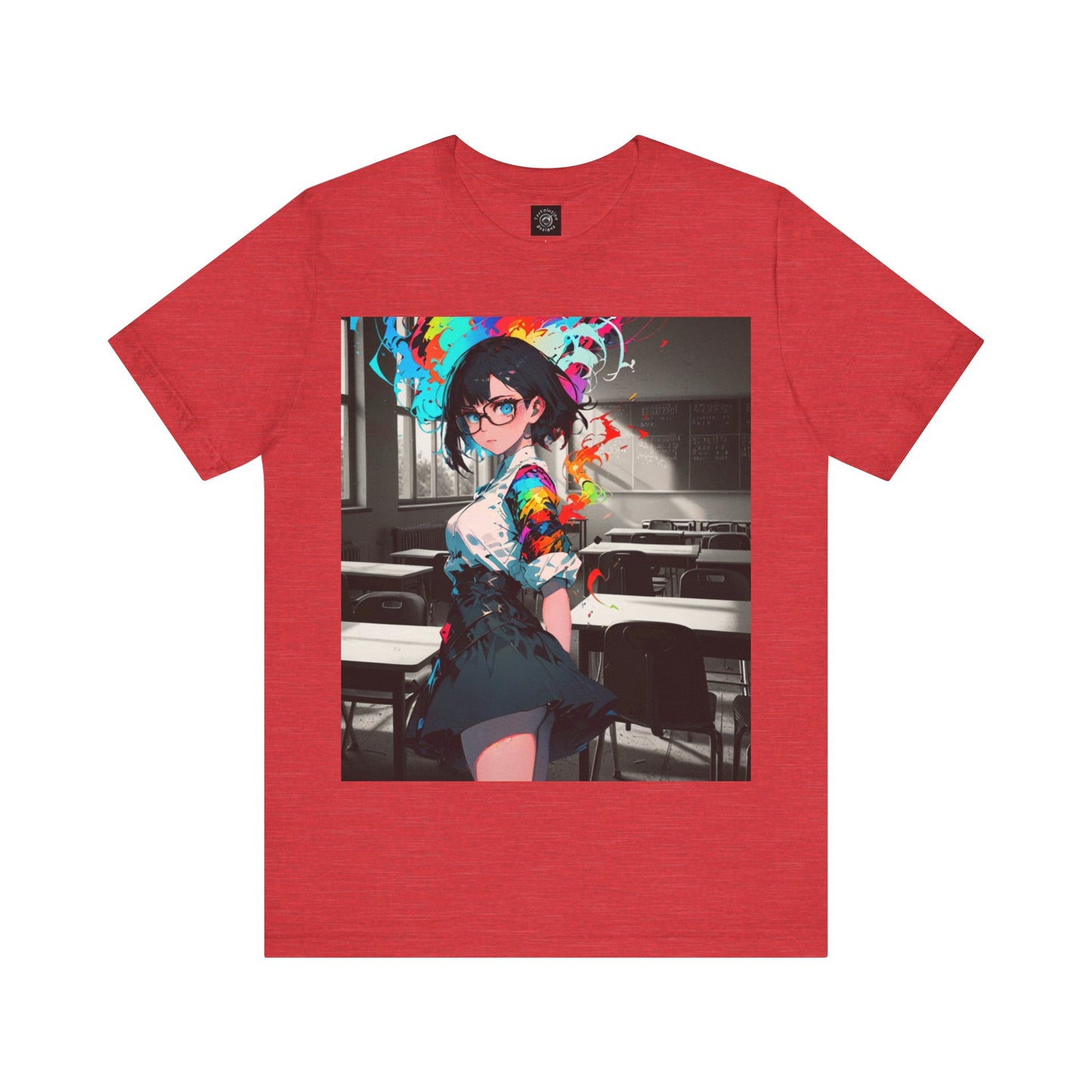 Back 2 Schoolgirl  | Anime | Mixed Medium | Unisex | Men's | Women's | Tee | T-Shirt
