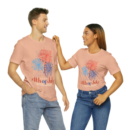 Patriotic Gift | Fireworks | Independence Day | July 4th | July 14th |  Guillotine | USA | Freedom | America | Fourth of July | Bastille Day | France | Unisex | Men's | Women's | Tee | T-Shirt