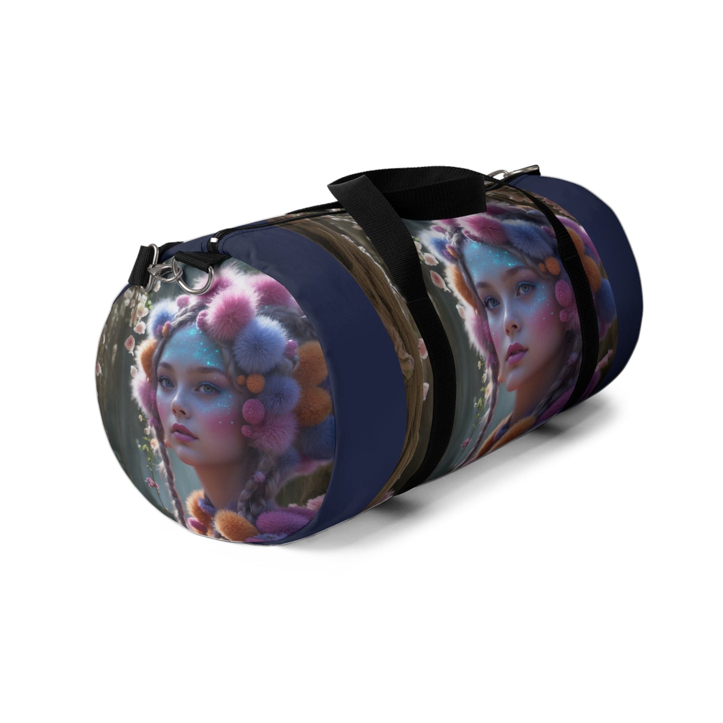 Whimsical Floral Duffel Bag - Stylish Gym & Travel Tote for Women