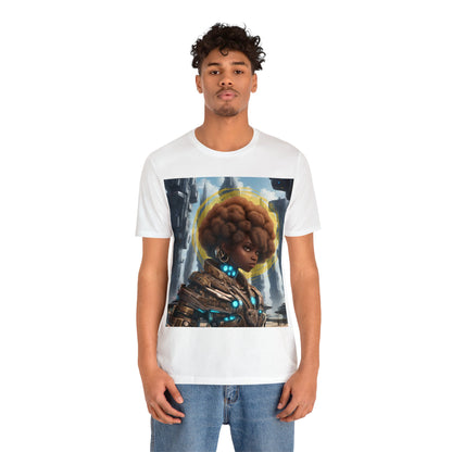 Afro-Future | HD Graphic | Sci-Fi | Black Character | Warrior | Unisex | Men's | Women's | Tee | T-Shirt