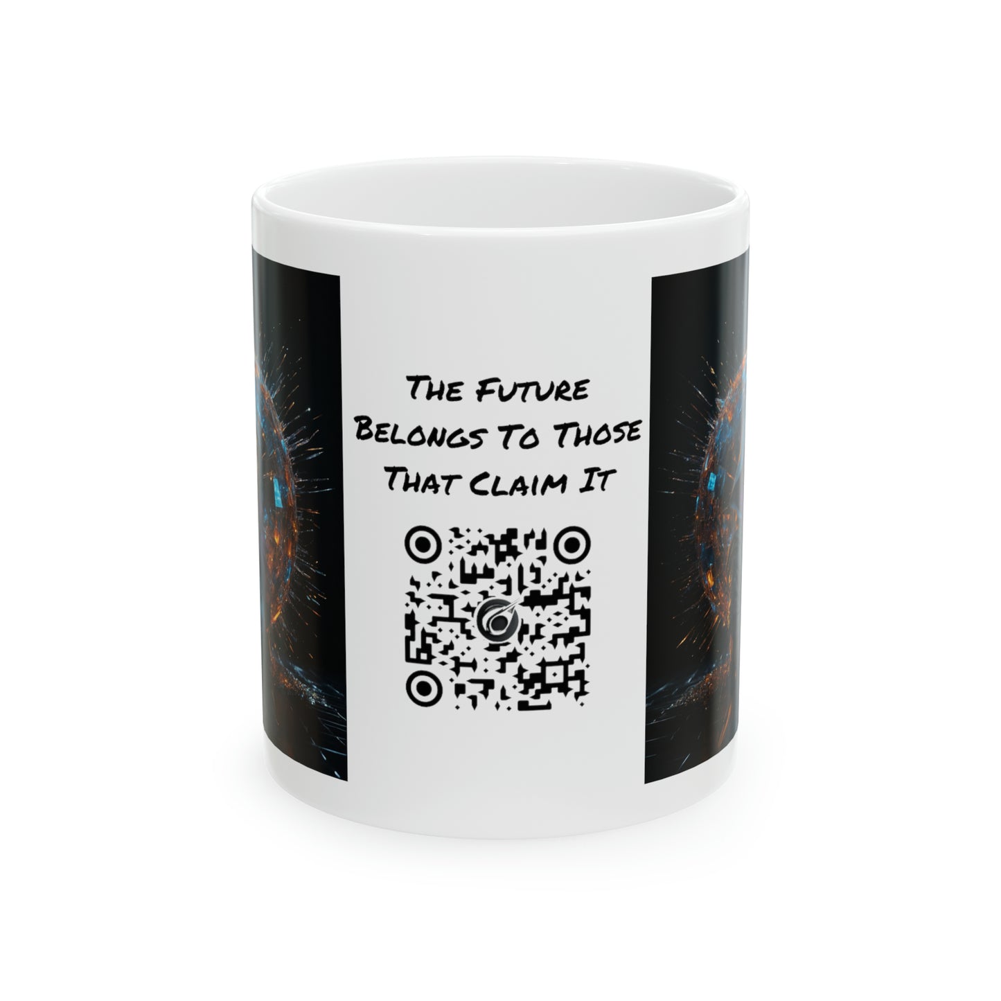 Shattered Reflections | HD Graphic | Sci-Fi | Unisex | Coffee | Tea | Hot Chocolate | 11oz | White Mug