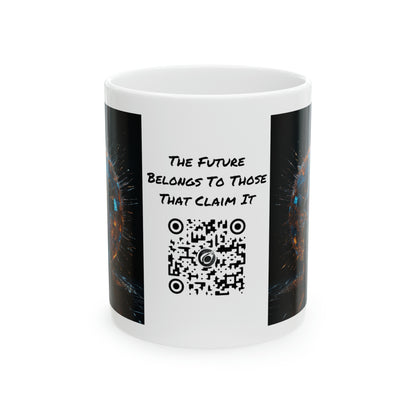 Shattered Reflections | HD Graphic | Sci-Fi | Unisex | Coffee | Tea | Hot Chocolate | 11oz | White Mug