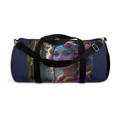 Whimsical Floral Duffel Bag - Stylish Gym & Travel Tote for Women