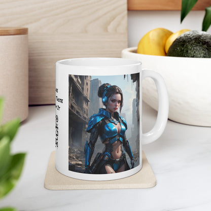 Apocalypse Wow | HD Graphic | Sci-Fi | Future Soldier | Coffee |  Tea |  Hot Chocolate | 11oz