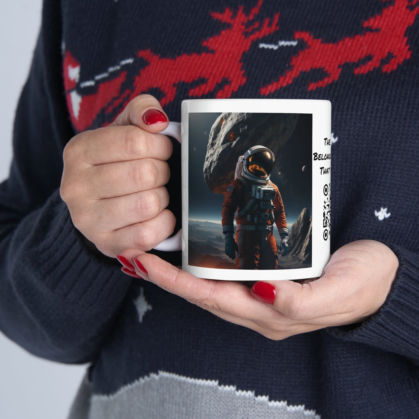 Final Frontier | HD Graphic | Space | Astronaut | Asteroid | Coffee | Tea | Hot Chocolate | 11oz | White Mug