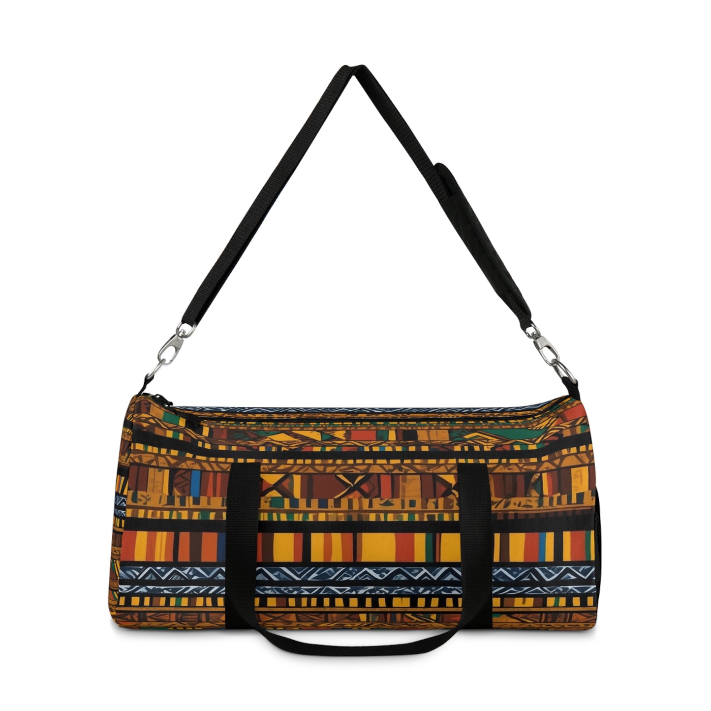 Vibrant African Inspired Pattern Duffel Bag - Stylish Sports & Travel Carryall