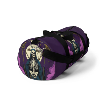Gothic Skeleton Duffel Bag - Perfect for Gym, Travel or Halloween