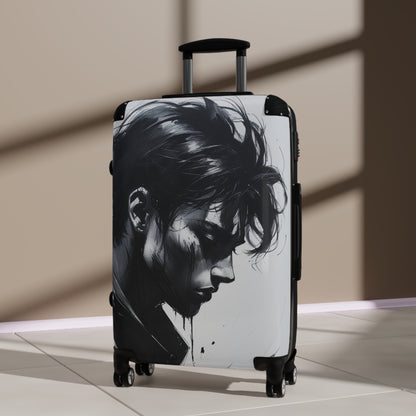 Anime Lover's Suitcase - Bold Graphic Design for Adventurers