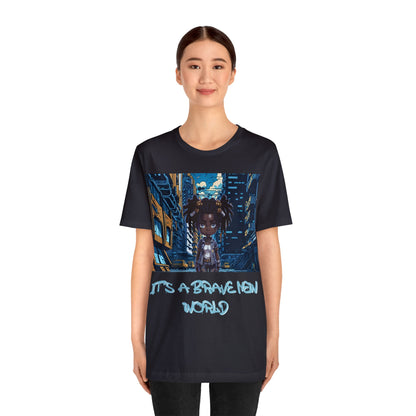 Brave New World | Black Girl Magic | Anime | HD Graphic | Trendy | Artwork |  Unisex | Men's | Women's | Tee | T-Shirt