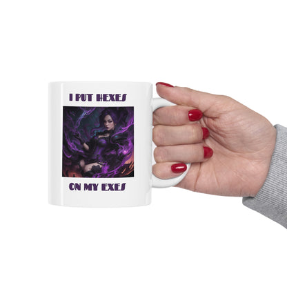 Season Of The Witch | Witchcraft | Hexes | HD Graphic | Funny | The Craft | Wicca |  Coffee | Tea | Hot Chocolate | 11oz | White Mug