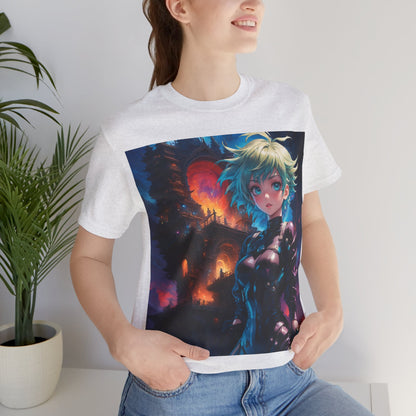 Portal Hottie | HD Graphic | Fantasy Girl | Gamer | Anime | Manga | Unisex | Men's | Women's | Tee | T-Shirt