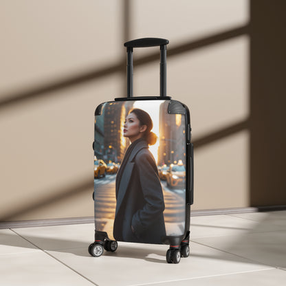 Stylish Cityscape Suitcase for Travel Enthusiasts