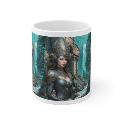 Warrior Princess | HD Graphic | Fantasy | Anime | Coffee | Tea | Hot Chocolate | 11oz | White Mug