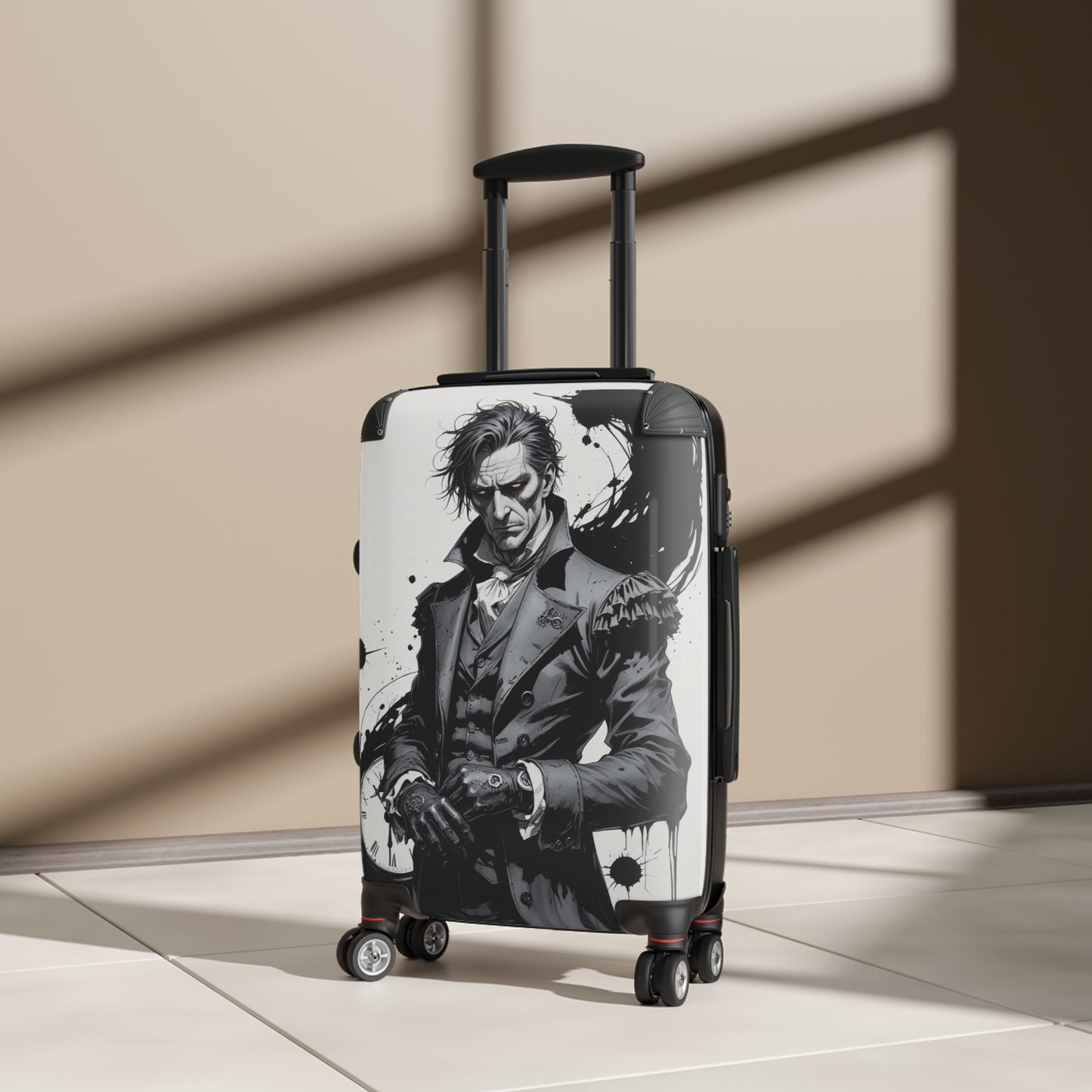 Stylish Graphic Suitcase with Unique Design