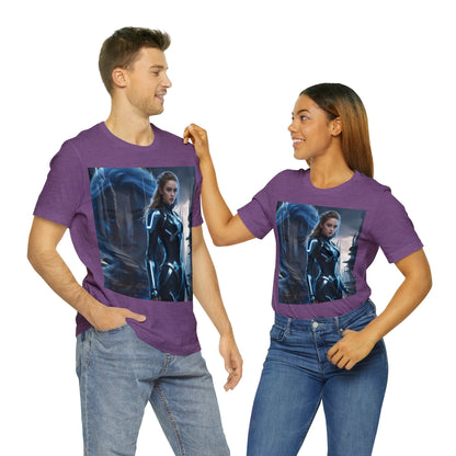 The Allure of Tomorrow | HD Graphic | Sci-Fi | Fantasy Girl | Tech Glam | Digital Beauty | Unisex | Men's | Women's | Tee | T-Shirt