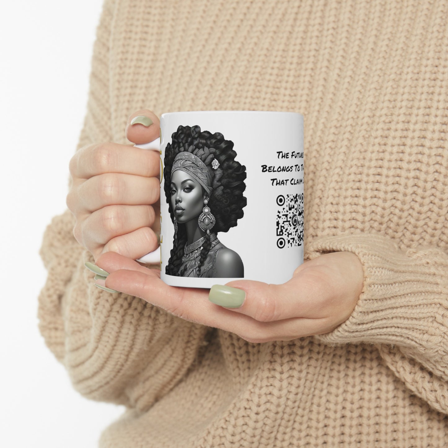 2DIE4 | HD Graphic | Black Empowerment | Black Woman | Black Love | BLM | Coffee | Tea | Hot Chocolate | 11oz | White Mug