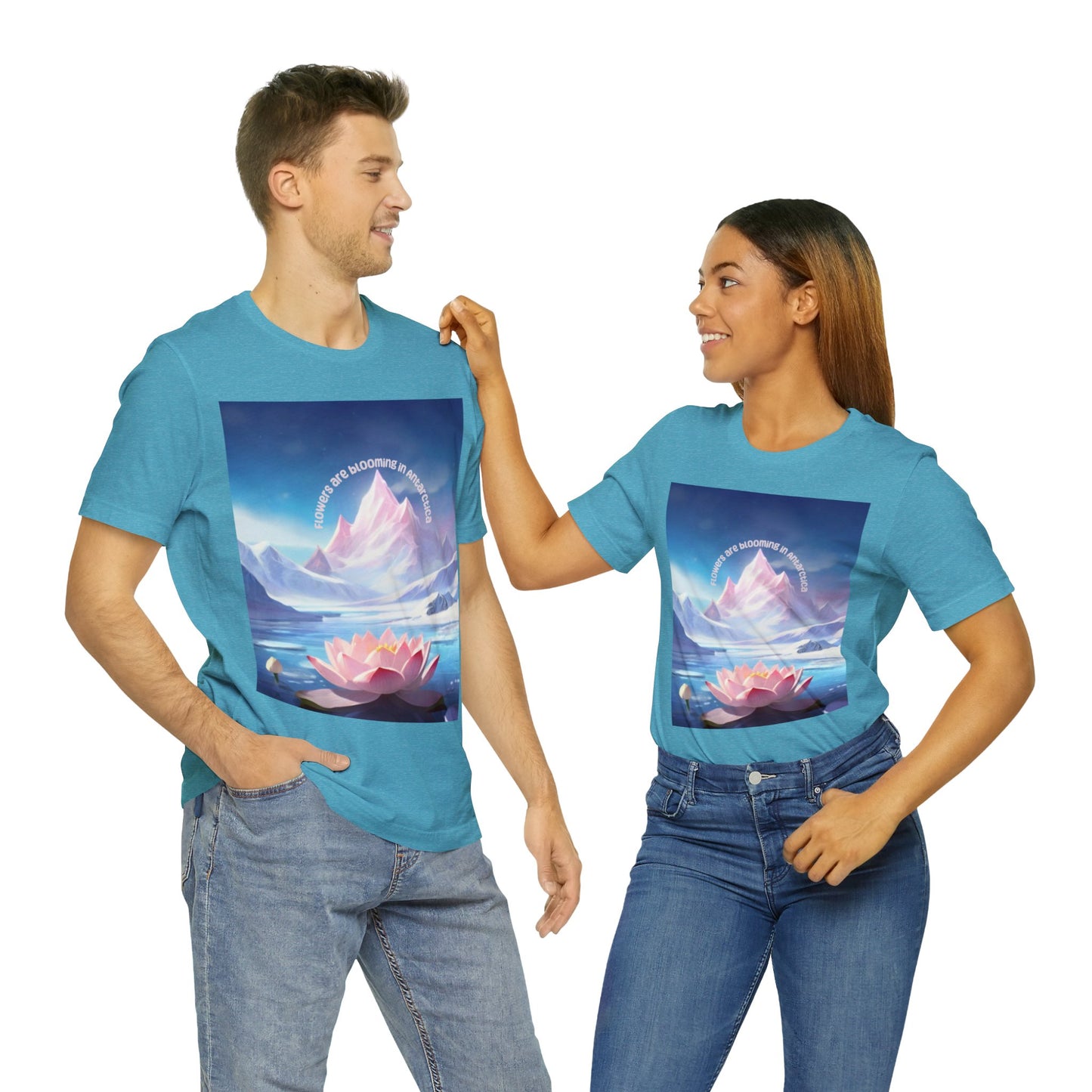 Flowers Are Blooming In Antarctica | IYKYK | Climate Change | Unisex | Men's | Women's | Tee | T-Shirt | FABIA | Quality tee print
