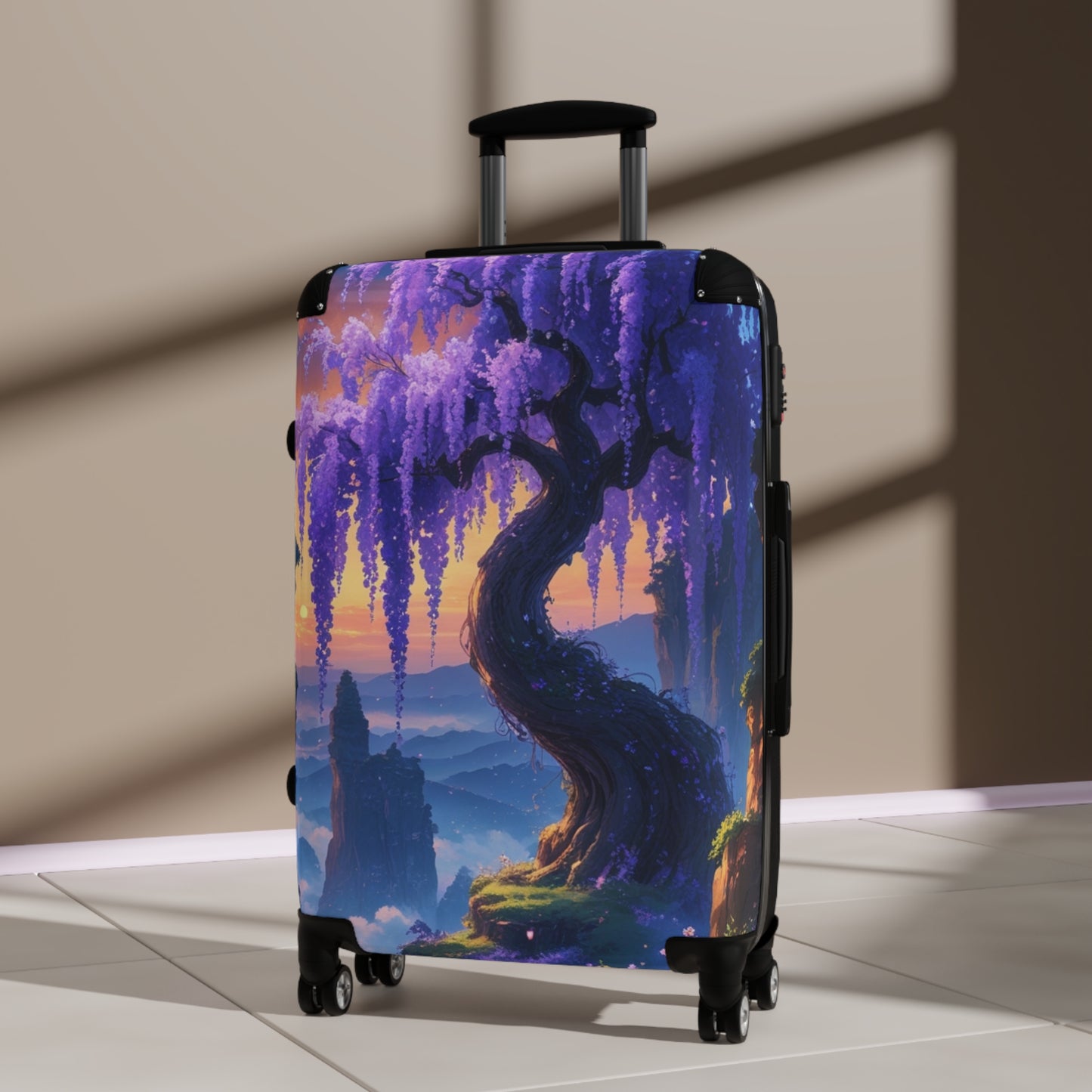 Fantasy Nature Design Suitcase - Traveler's Dream Luggage