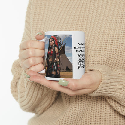 Native Love | HD Graphic | Indigenous American | Beautiful Woman | Coffee | Tea | Hot Chocolate | 11oz | White Mug