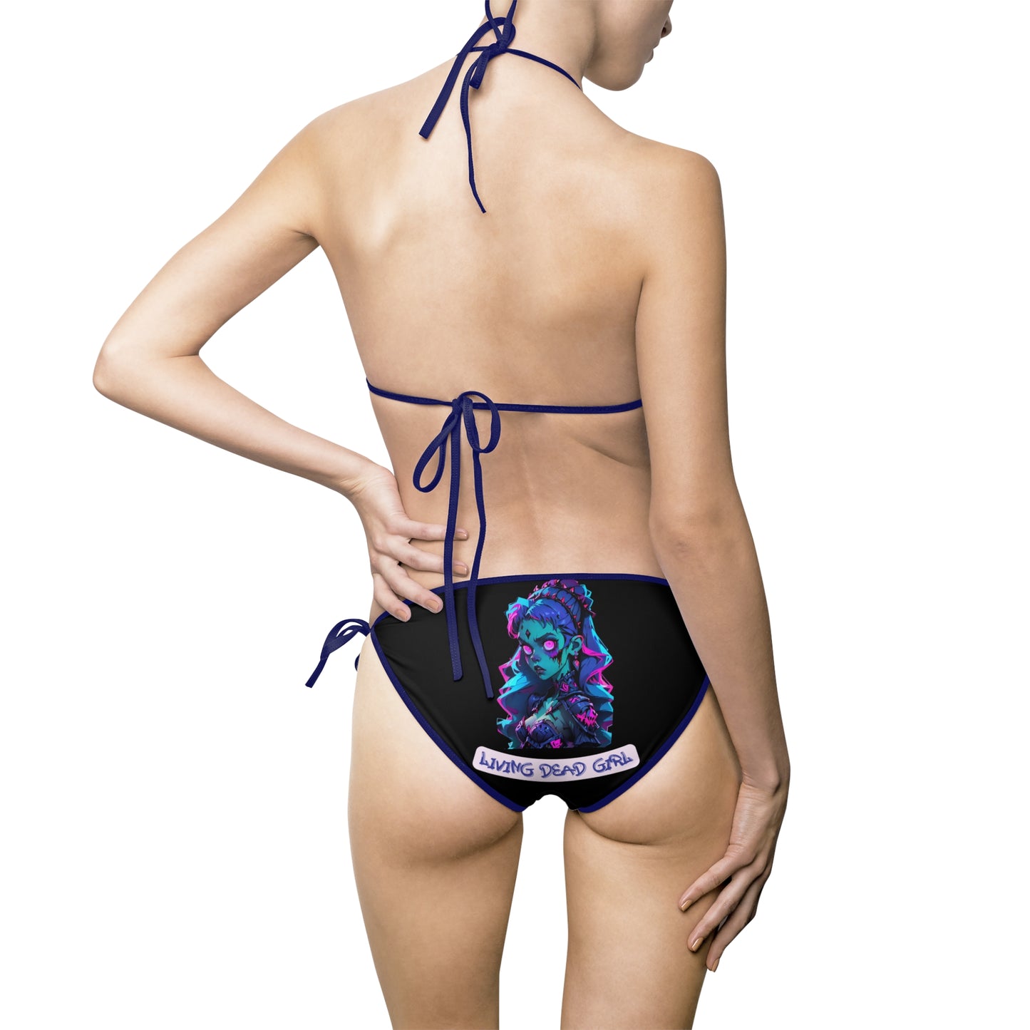Vibrant Graphic Women's Bikini Swimsuit - Perfect for Beach Days and Summer Fun