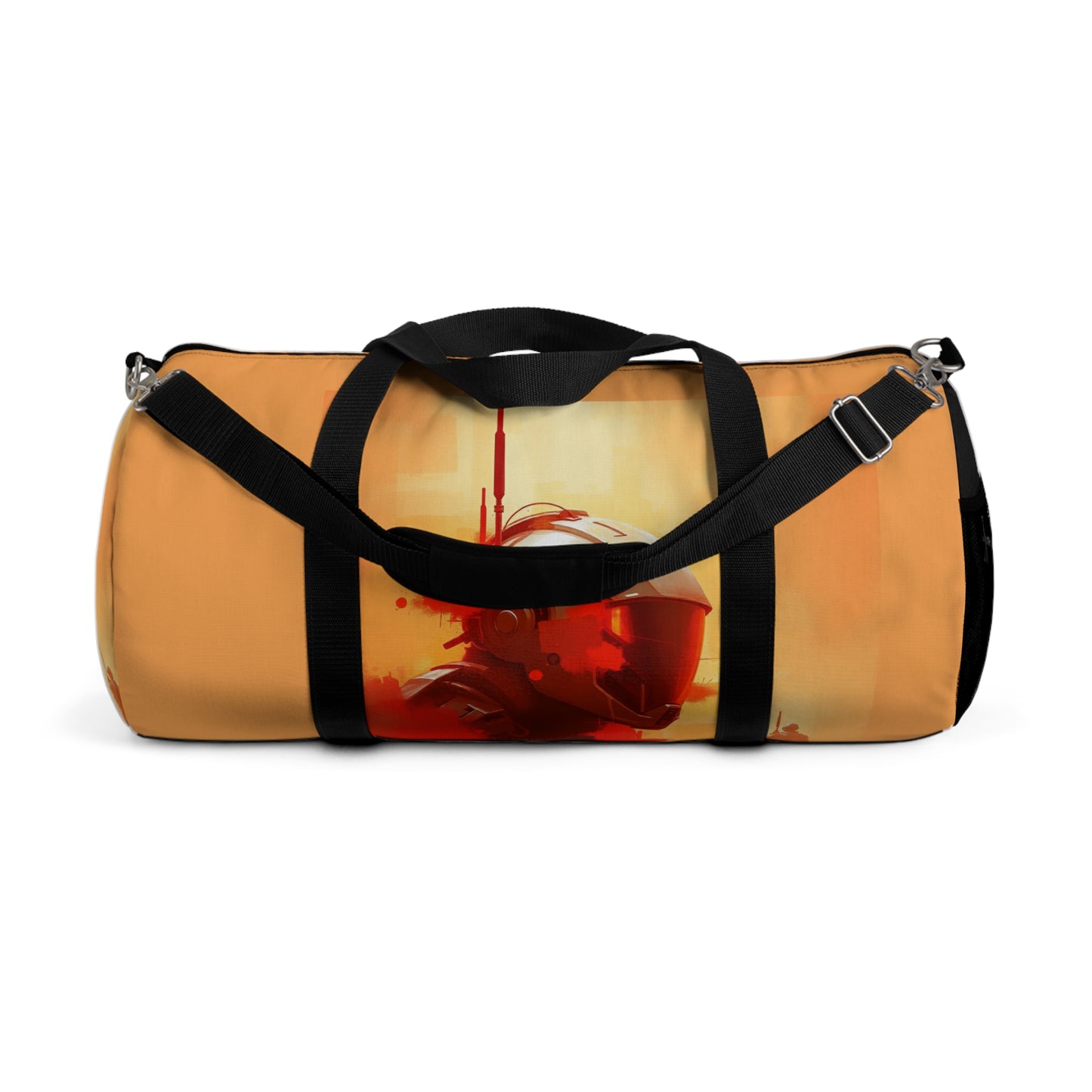 Futuristic Graphic Duffel Bag - Perfect for Travel and Gym