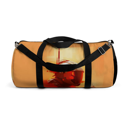 Futuristic Graphic Duffel Bag - Perfect for Travel and Gym