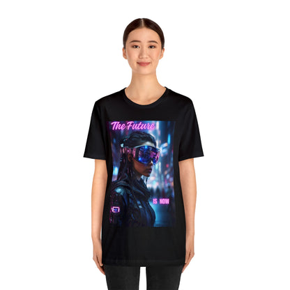 The Future Is Now | Anime Gift | Fantasy Girl |Cyberpunk | Sci Fi | Futuristic | HD Graphics | Unisex | Men's | Women's | Tee | T-Shirt
