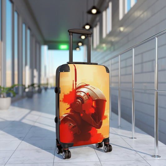Futuristic Travel Suitcase with Bold Design