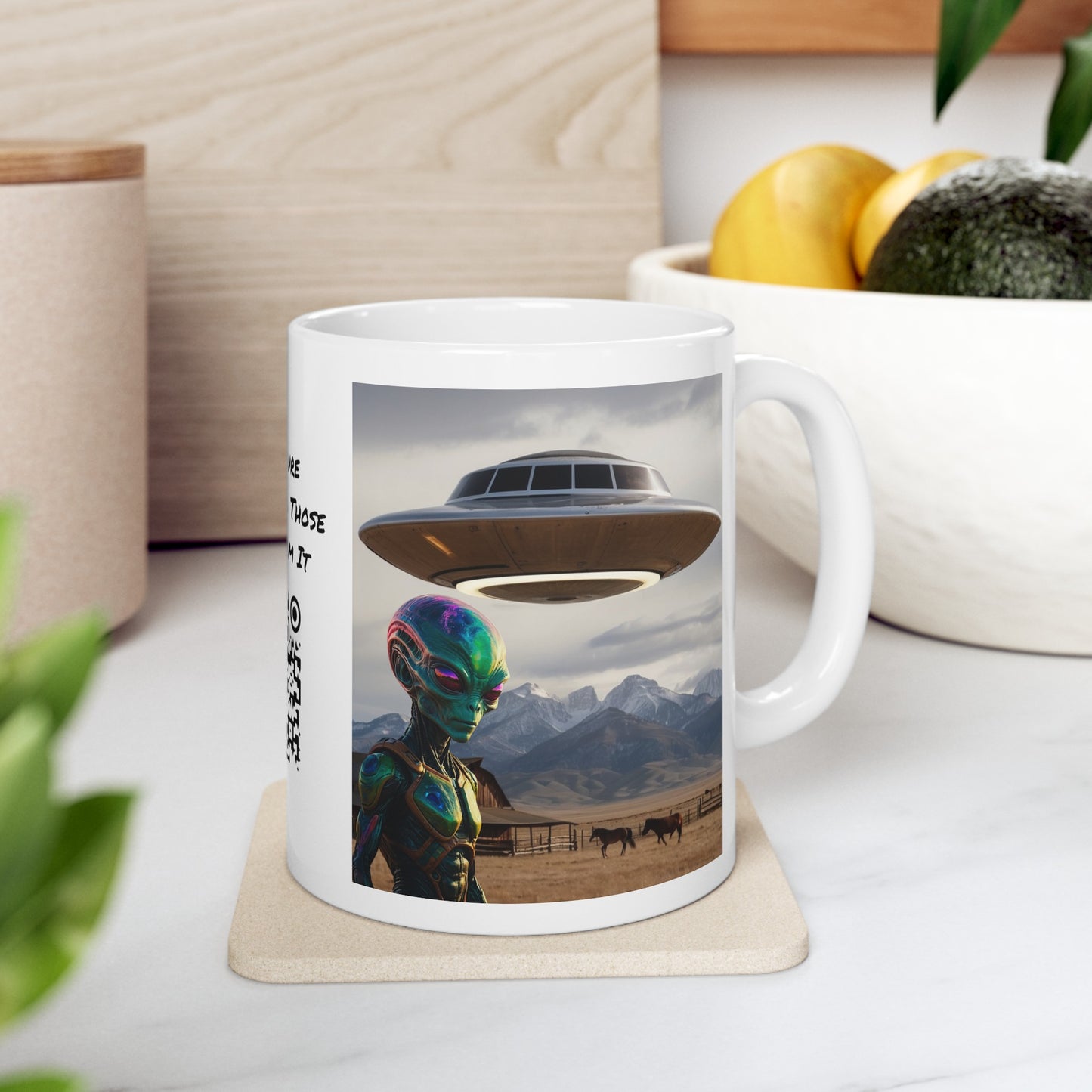 Believe! | HD Graphic | Alien | UFO | Close Encounter Of The First Kind | Spaceship | Coffee | Tea | Hot Chocolate | 11oz | White Mug
