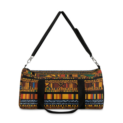 Vibrant African Inspired Pattern Duffel Bag - Stylish Sports & Travel Carryall