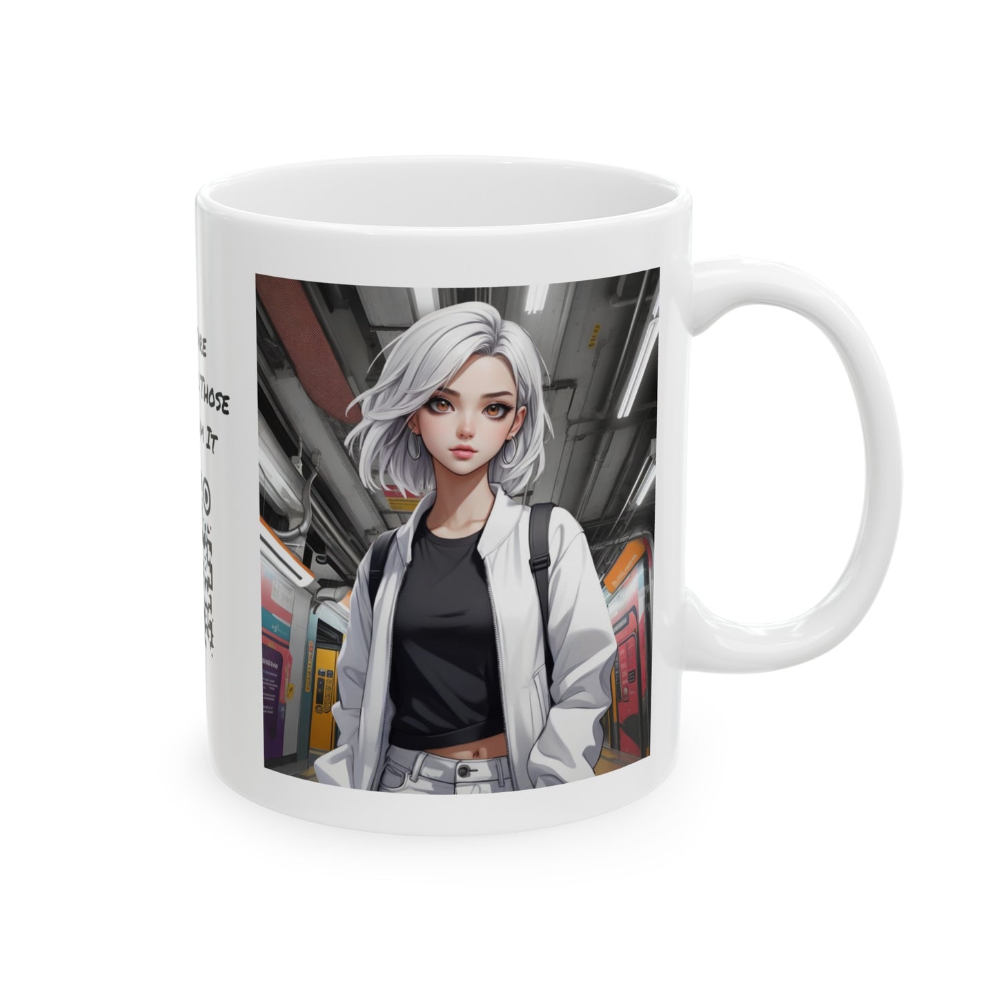 Subway Service | HD Graphic | Anime | Pretty Girl | Coffee | Tea | Hot Chocolate | 11oz | White Mug