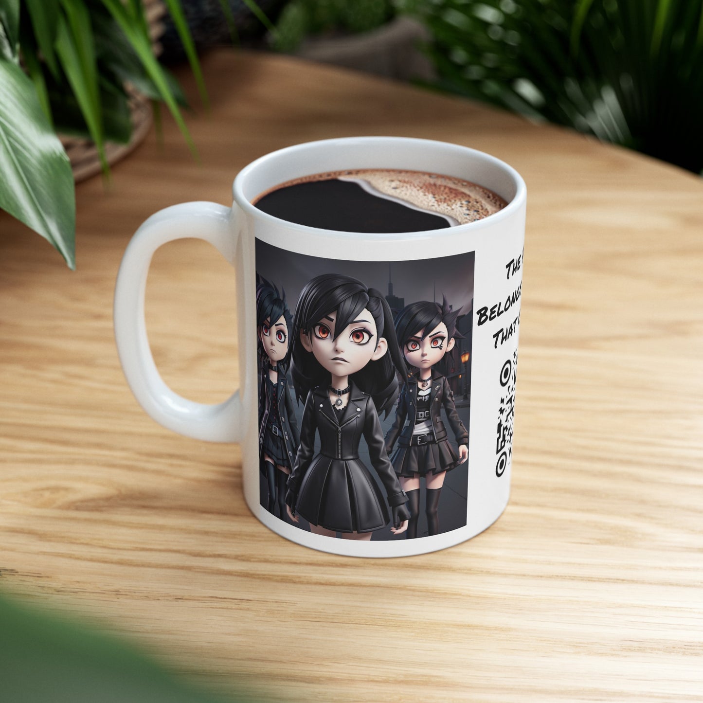 The Weyward Sisters | HD Graphic | 3D Animation | Macbeth | Shakespeare | Goth | Emo | Coffee | Tea | Hot Chocolate | 11oz | White Mug