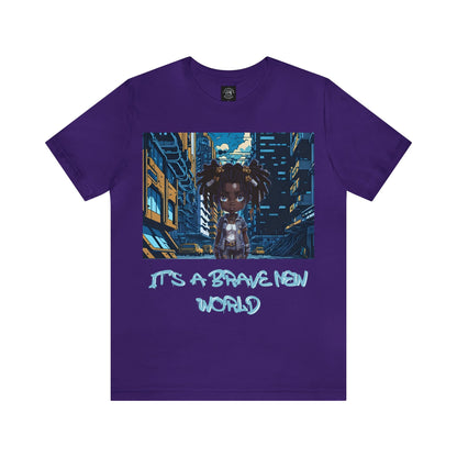 Brave New World | Black Girl Magic | Anime | HD Graphic | Trendy | Artwork |  Unisex | Men's | Women's | Tee | T-Shirt