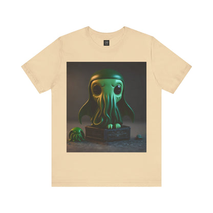 Cthulhu Pop Tee | H.P Lovecraft | The Book | Geek Gift | Fantasy Character | Sci Fi Lovers | Cute | Unisex | Men's | Women's | Tee | T-Shirt | Funko Style