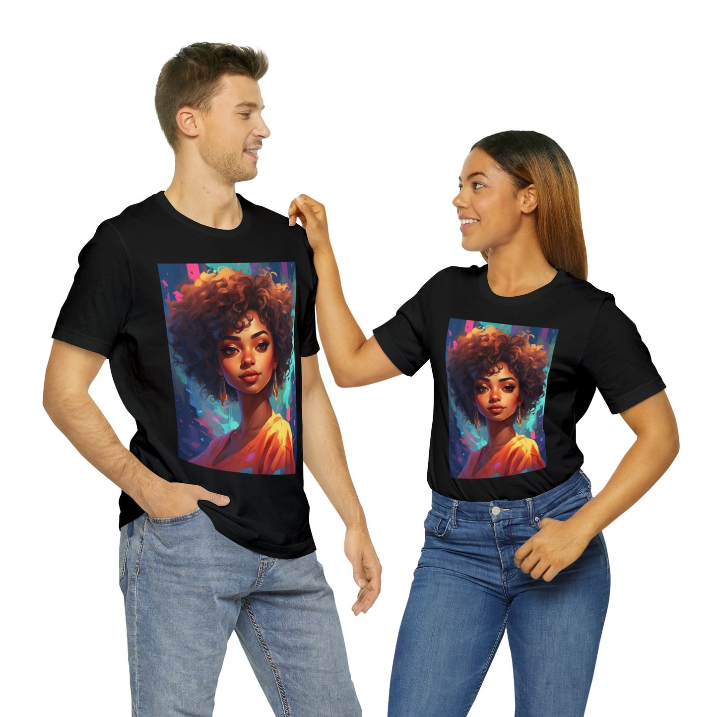 Yasmine Dreams | HD Graphic | Black Girl | Black Queens | Animated | Unisex | Men's | Women's | Tee | T-Shirt