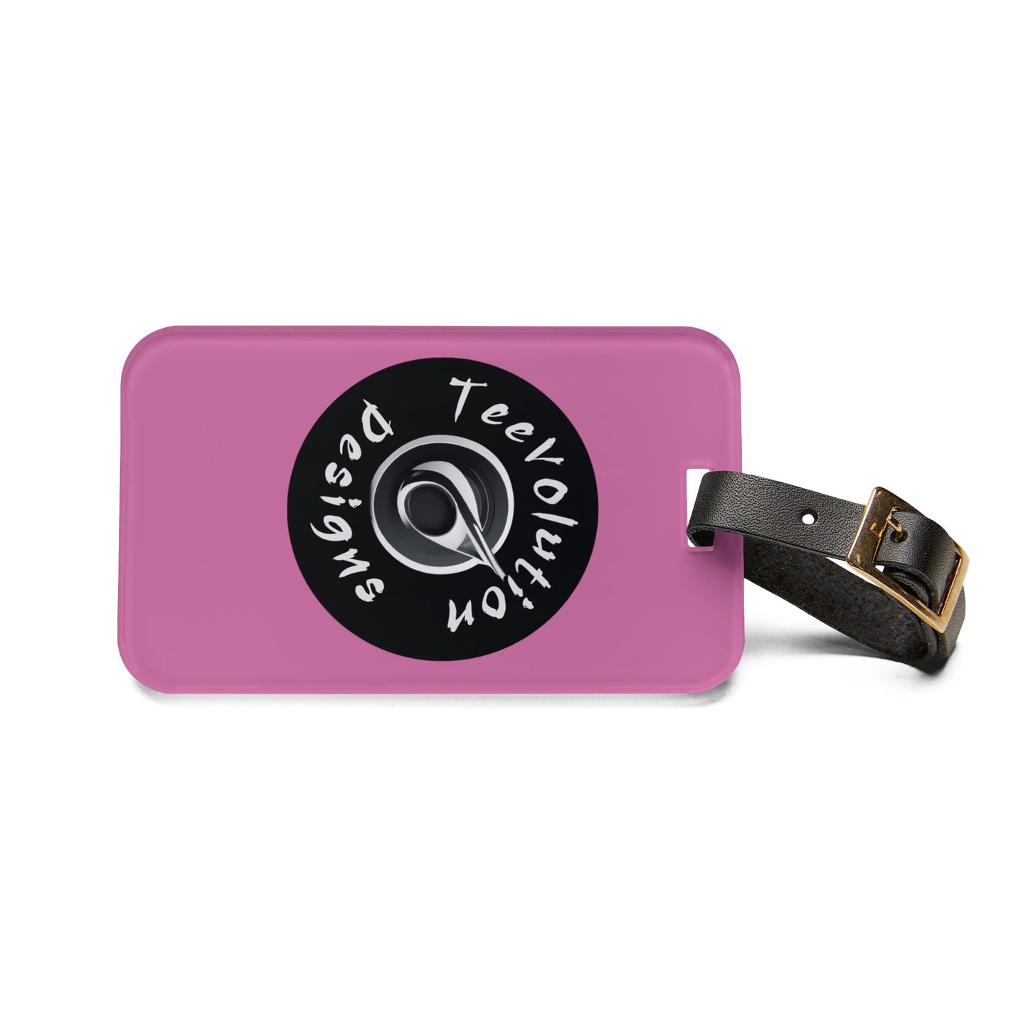 Personalized Travel Luggage Tag - Unique Pink Design for Adventurers