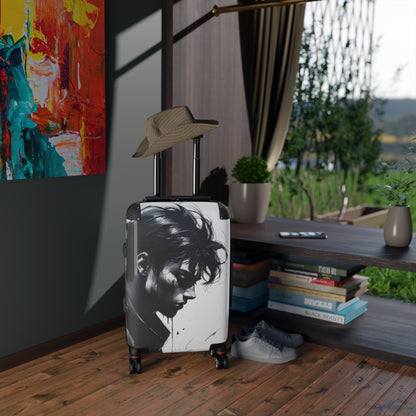 Anime Lover's Suitcase - Bold Graphic Design for Adventurers