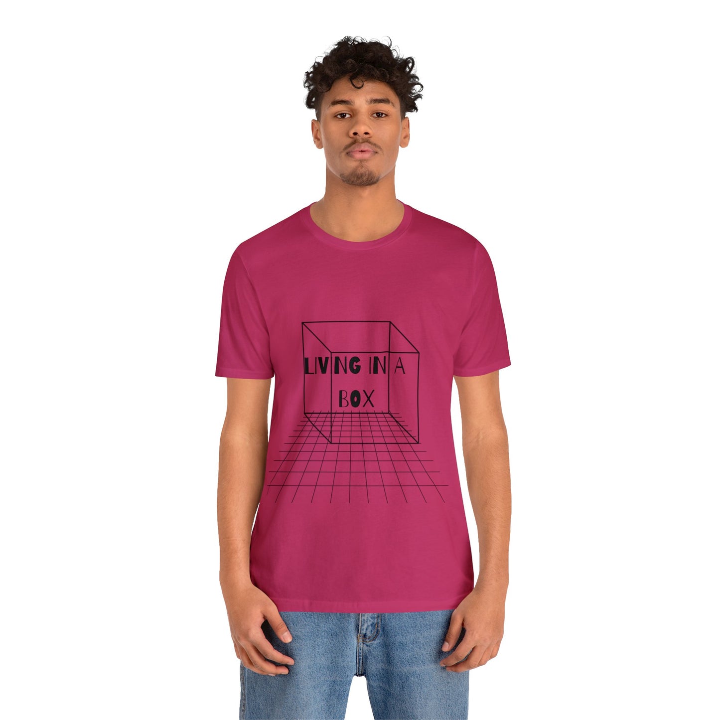 Living In A Box | Statement Tee | Unisex | Men's | Women's | Tee | T-Shirt