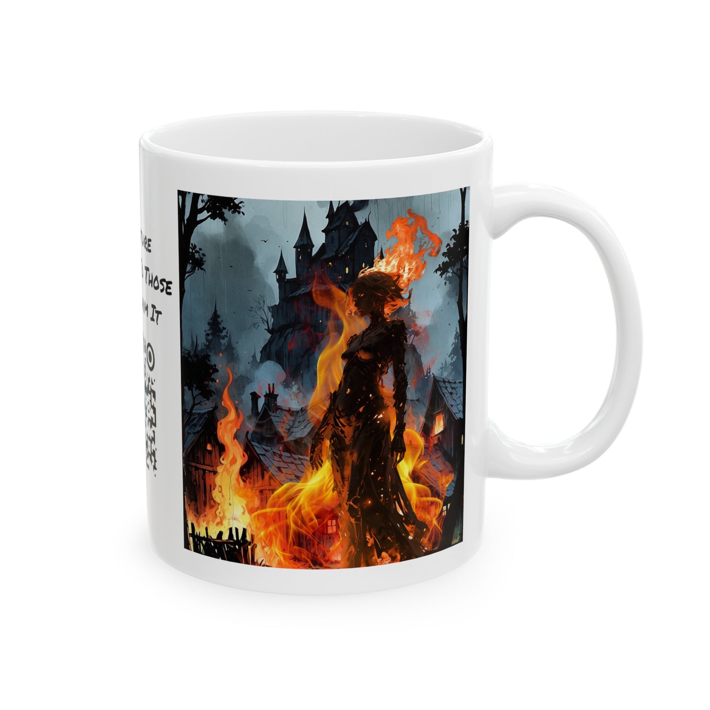 Return Of The Burned | Merry Meet | Wicca | Witchcraft | Coffee | Tea | Hot Chocolate | 11oz | White Mug