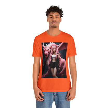 Dragon Lady | Fantasy | Anime | Gamer | HD Graphic | Unisex | Men's | Women's | Tee | T-Shirt