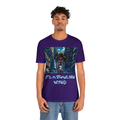 Brave New World | Black Girl Magic | Anime | HD Graphic | Trendy | Artwork |  Unisex | Men's | Women's | Tee | T-Shirt