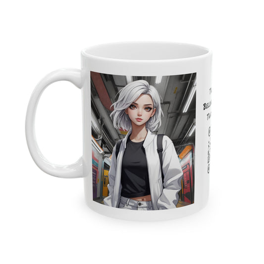 Subway Service | HD Graphic | Anime | Pretty Girl | Coffee | Tea | Hot Chocolate | 11oz | White Mug